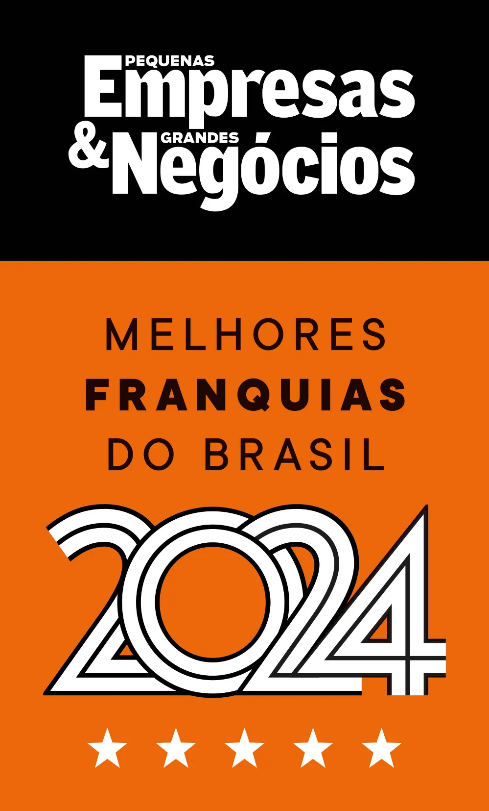 Selo Melhores Franquias do Brasil PEGN 2024