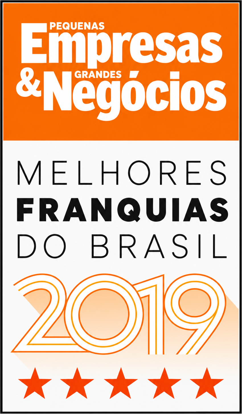 Selo Melhores Franquias do Brasil PEGN 2019